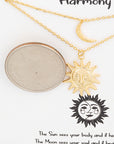 The Harmony Layered Sun + Moon Necklace