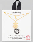 The Harmony Layered Sun + Moon Necklace