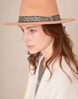The Rhombus Print Panama Hat