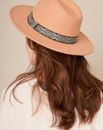 The Rhombus Print Panama Hat