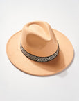 The Rhombus Print Panama Hat