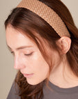 The Faux Leather Braided Headband