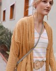 The Sol Beaded Fringe Earrings by Fair + Simple