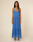 The Jailys Satin Maxi Dress by FRNCH