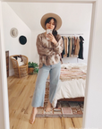The Beth Panama Layered Band Hat