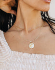 The Zodiac Engraved Coin Necklace