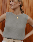 The Raffia Oval Buckle Belt
