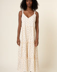 The Elise Woven Strappy Back Dress by FRNCH