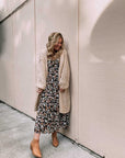 The Catalina Floral Ruffle Midi Dress