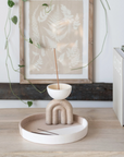 The Two-Tone Stoneware Incense Burner