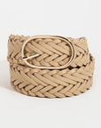 The Rochelle Braided Oval Buckle Belt