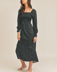 The Jasmine Ditsy Floral Midi Dress