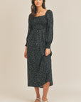 The Jasmine Ditsy Floral Midi Dress