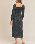 The Jasmine Ditsy Floral Midi Dress