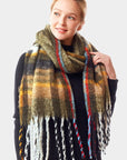 The Joie Plaid Scarf