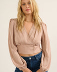 The Kali Striped Woven Blouse