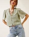 The Kanoa Boho Eyelet Top