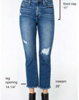 The Kate Cropped Straight Leg Jeans by Articles of Society - Gillett