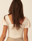 The Keira Double Twist Crop Top
