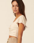 The Keira Double Twist Crop Top
