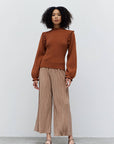 The Kenzia Ruffle Knit Sweater