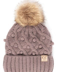 The Kid's Pom Pom Knit Beanie