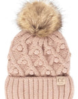 The Kid's Pom Pom Knit Beanie