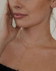 The Dainty Pearl Lariat Necklace by May Martin
