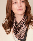 The Silky Leopard Bandana