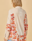 The Lindsey Floral Button Up Top