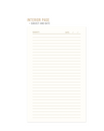Moon Phases Cloth Journal