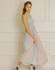 The Lola Color Block Maxi Dress