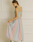 The Lola Color Block Maxi Dress