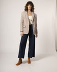 The Luana Woven Coat by FRNCH