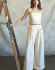 The Marley Linen Top + Pants Set - Sold Separately