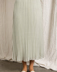 The Meg Print Pleated Maxi Skirt