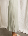 The Meg Print Pleated Maxi Skirt