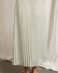 The Meg Print Pleated Maxi Skirt