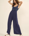 The Amelia Crochet Bodice Jumpsuit