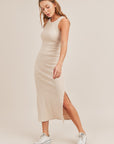 The Melinda Ribbed Midi Dress