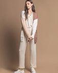 The Mina Longline Colorblock Knit Cardigan