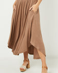 The Lisa Rounded Hem Knit Skirt