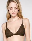 The Basic Gracie Lace Triangle Bralette