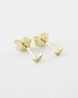 Mini Moon Crystal Stud Earrings