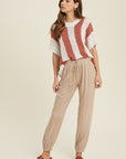 The Noah Casual Tie Waist Jogger Pants