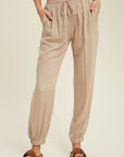 The Noah Casual Tie Waist Jogger Pants