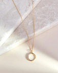The Crescent Stone Necklace