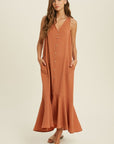 The Petra Textured Maxi Dress