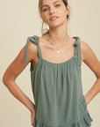 The Phoenix Ruffle Trim Top