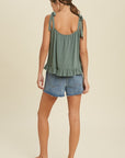 The Phoenix Ruffle Trim Top